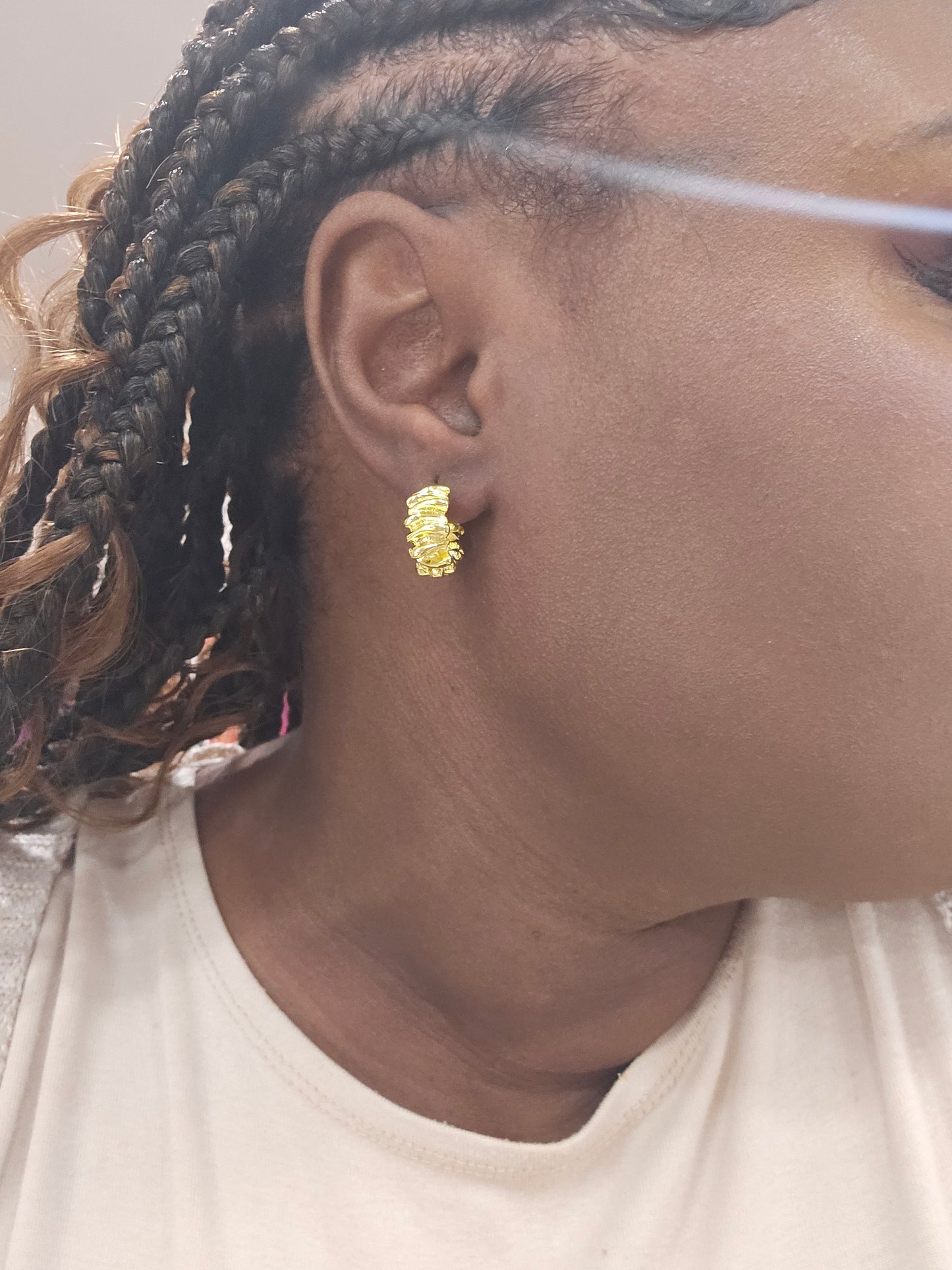 "Classi & Mini" Gold Hoops