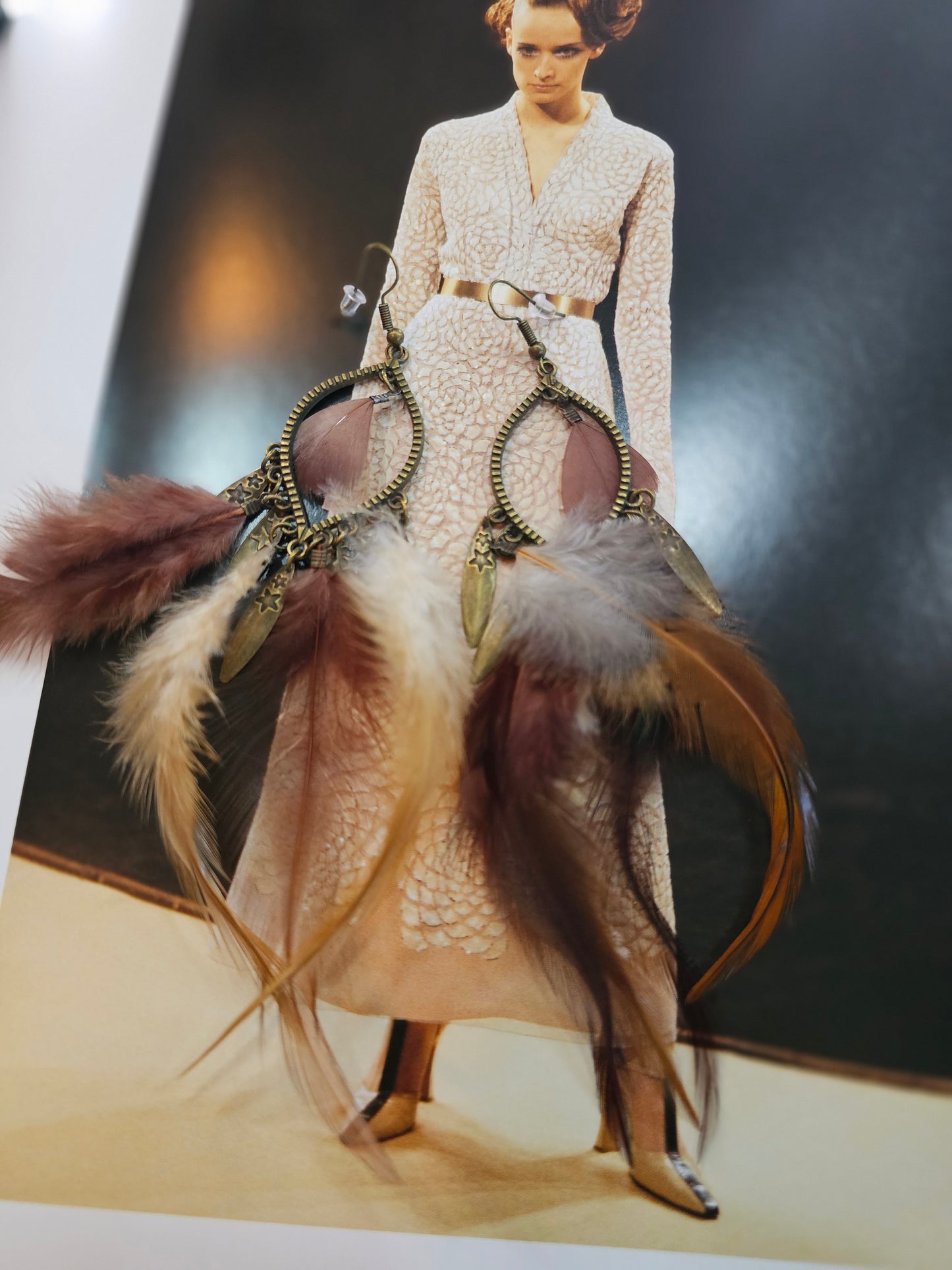 So Fly Feathered Earrings